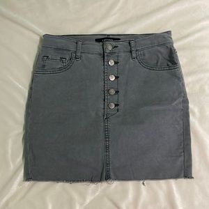 J Brand Mini Skirt Denim Gray Size 24
